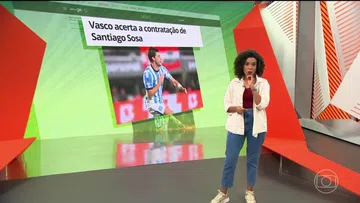 Sosa desembarca no Rio para assinar com o Vasco; exames médicos marcam início da jornada