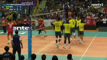 Brasil vence Venezuela e garante vaga na semifinal da Copa Sul-Americana de Vôlei