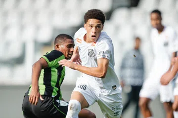 Gol no fim coloca Santos em 8º na rodada, América-MG cai de posto